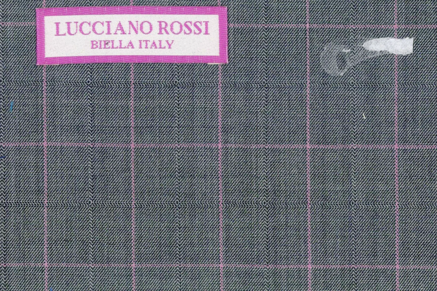 Lucciano Rossi 27903-210 LT.GREY W/PINK WP fabric swatch