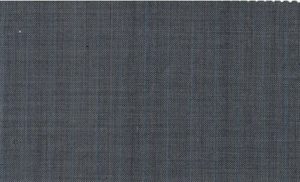 Marco Polo 23875-180 DARK GREY W/ BLUE STRIPE fabric swatch
