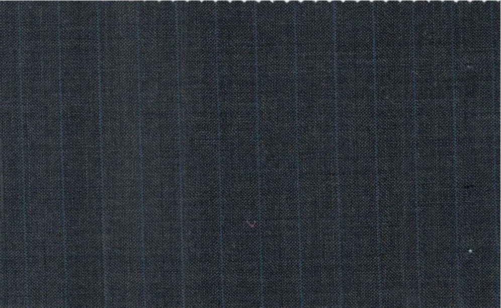 Marco Polo 23877-180 CHARCOAL W/ BLUE STRIPE fabric swatch