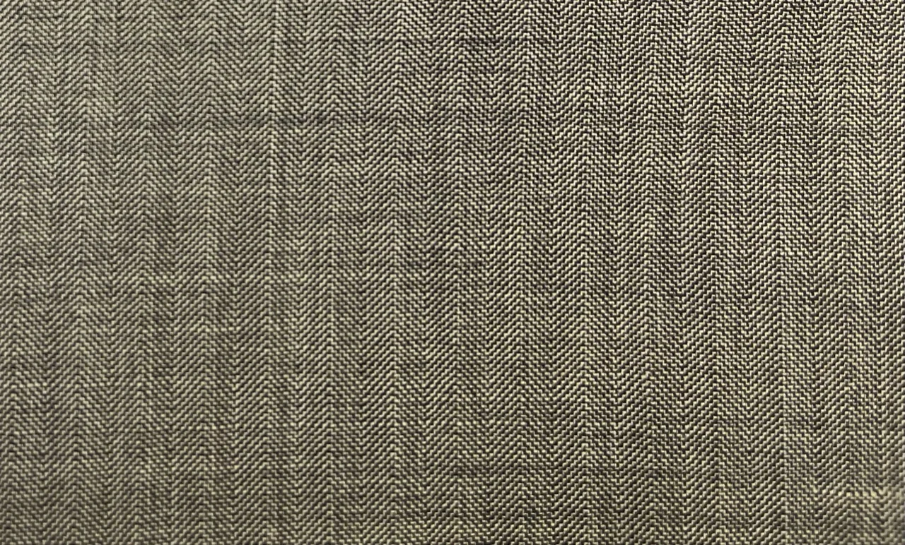 Marco Polo 25834-180 MEDIUM BROWN HERRINGBONE fabric swatch