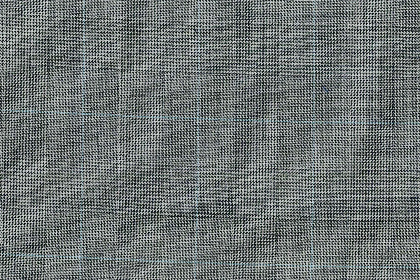 Marco Polo 25850-180 LT.GREY W/BLUE CHK fabric swatch