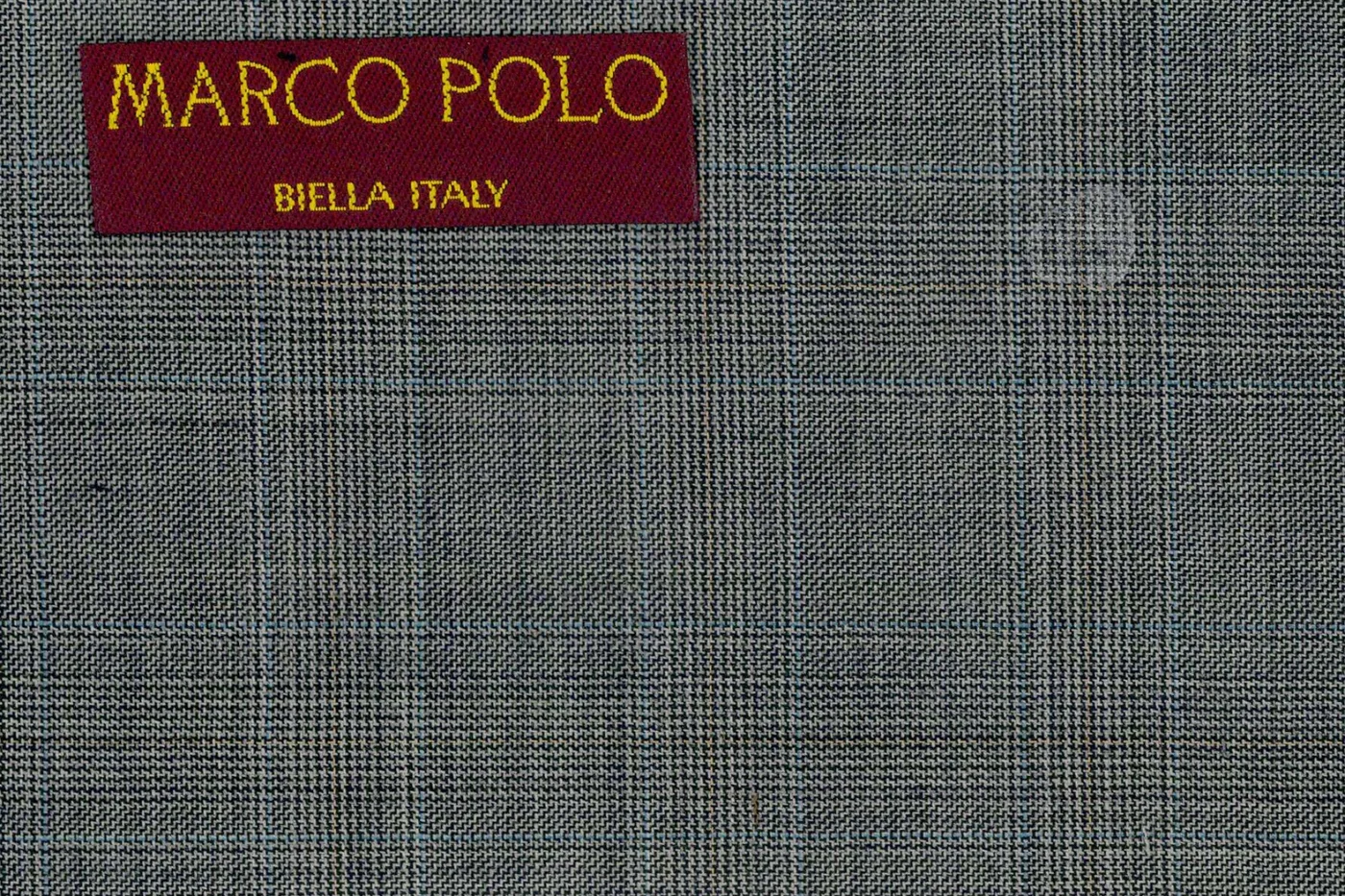Marco Polo 25908-180 LIGHT GREY CHK fabric swatch