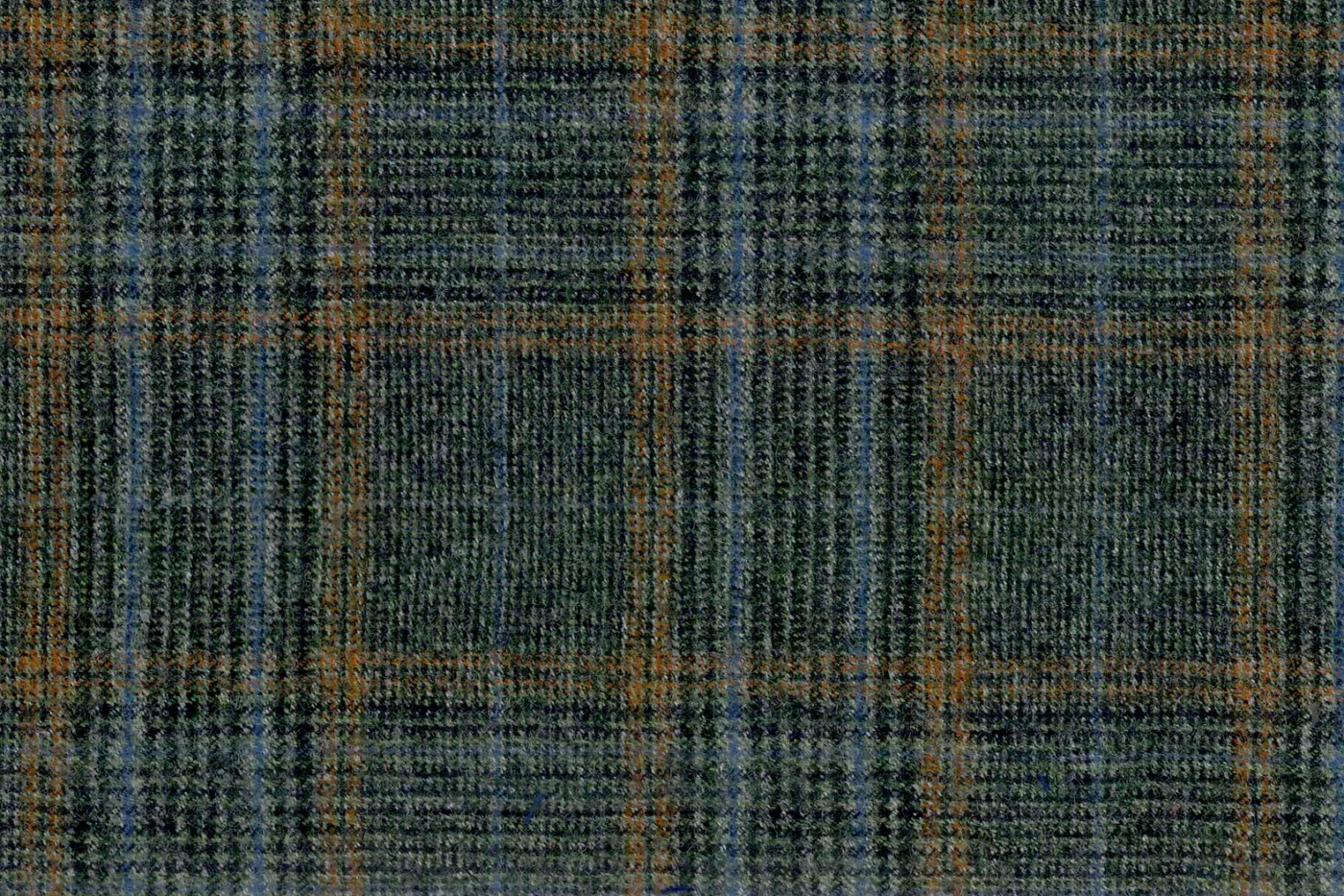 Marzotto Jacketing 28510-280 OLIVISH GREY CHK fabric swatch