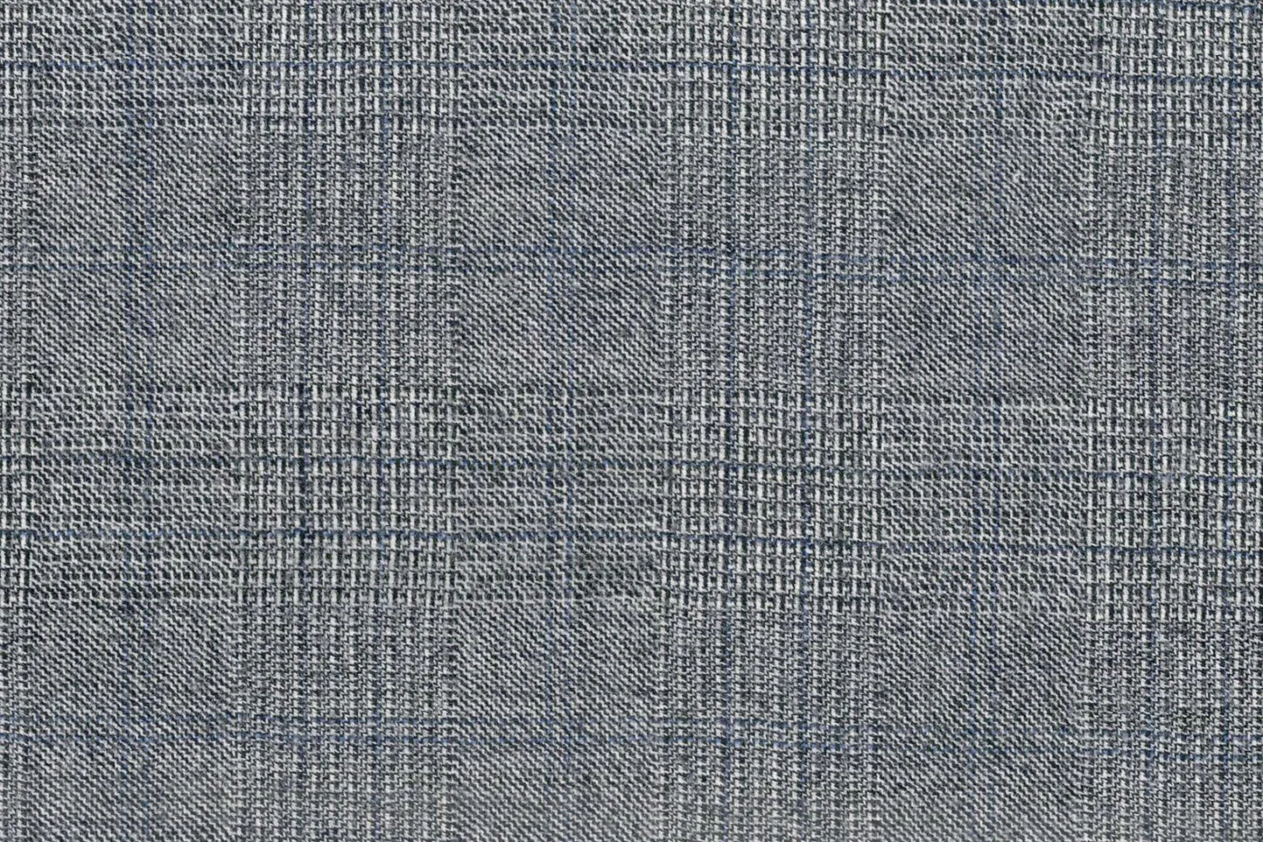 Marzotto 25734-280 GREY W/BLUE CHECK fabric swatch