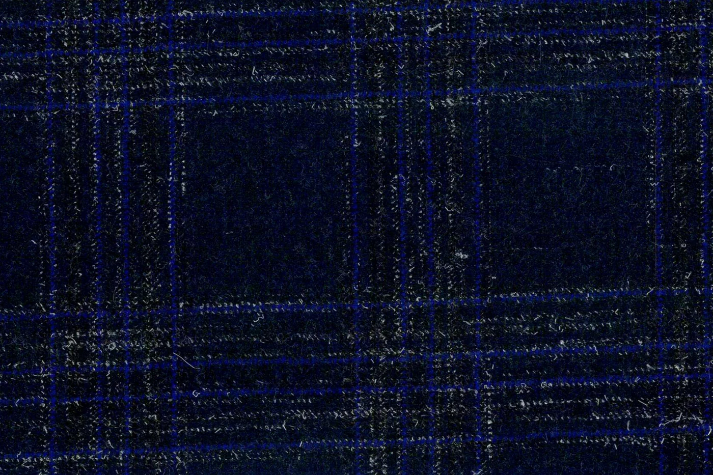 Marzotto 26271-280 BLUE FANCY CHECK fabric swatch