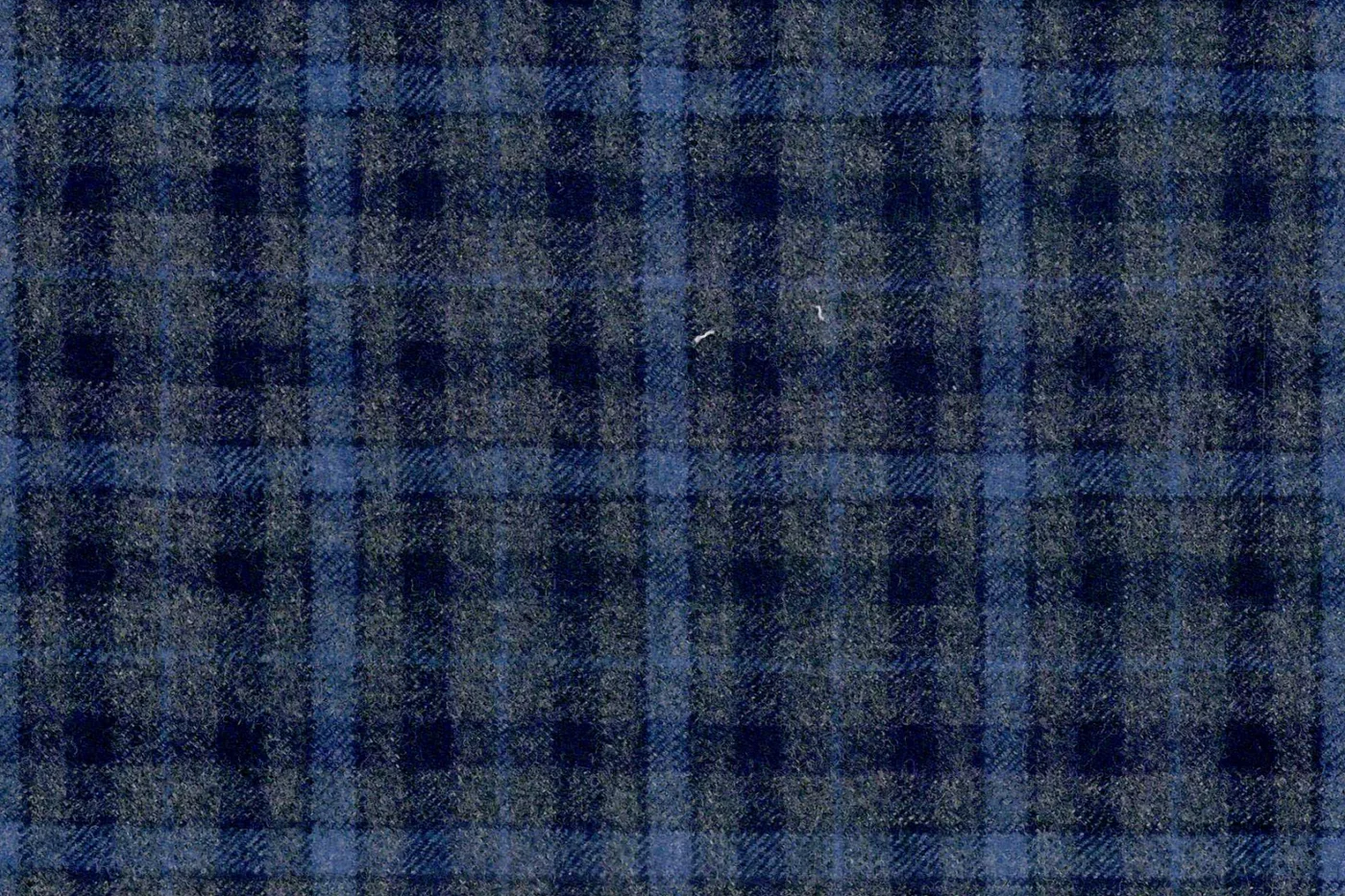 Marzotto 27119-280 GREY W/BLUE CHECK fabric swatch