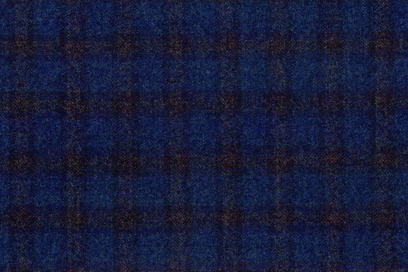 Marzotto 28175-280 BLUE/RUST BOX fabric swatch