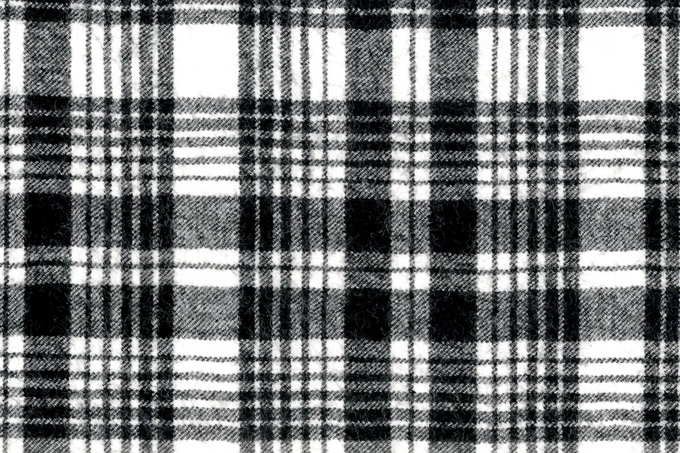 Marzotto 28181-280 BLACK/WHITE CHECK fabric swatch