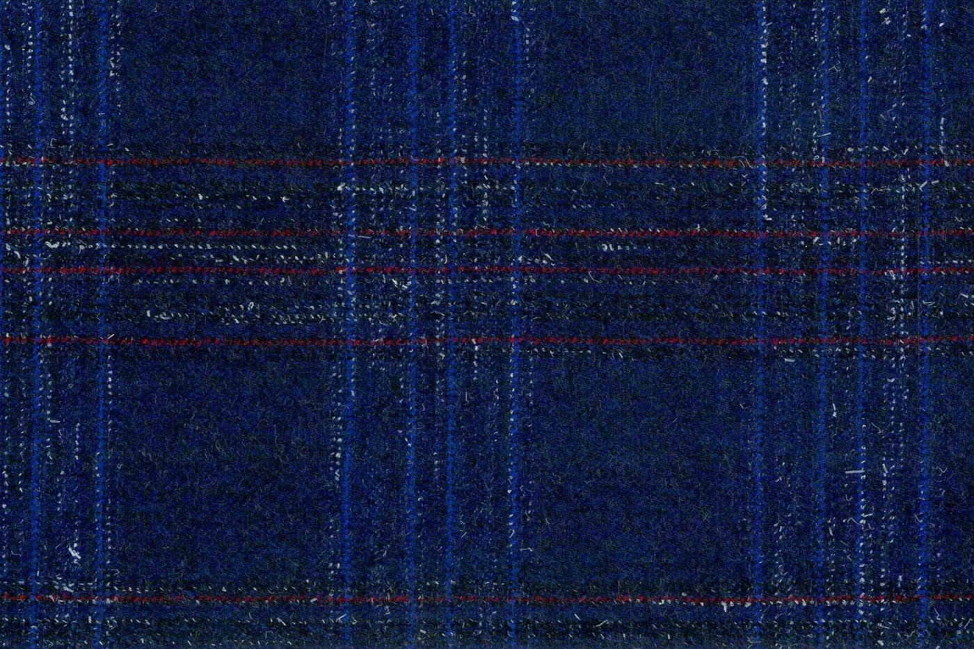 Marzotto 28182-280 BLUE FANCY CHECK fabric swatch