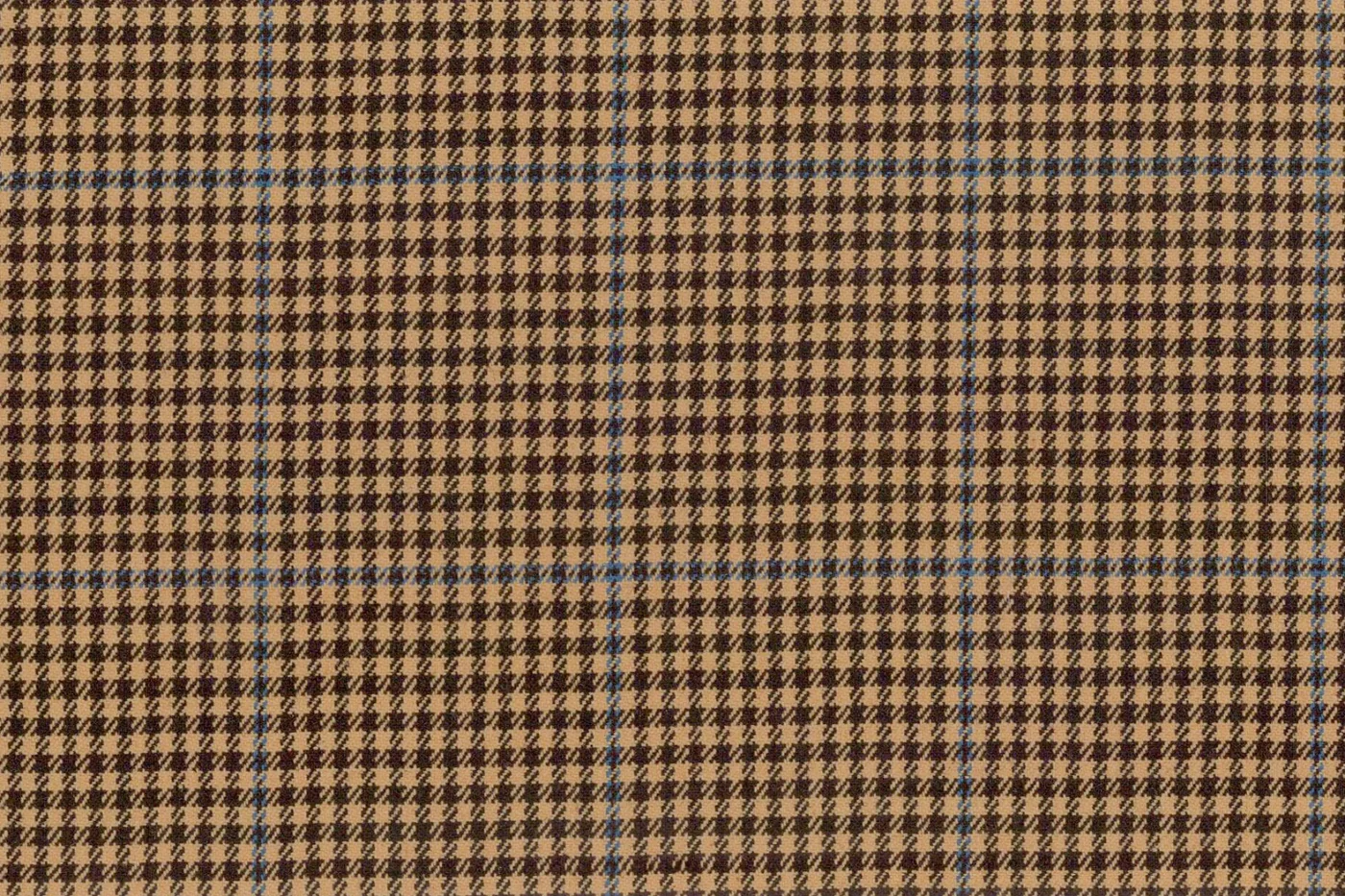 Mayfair 24205-120 BEIGE W/BLUE CHECK fabric swatch