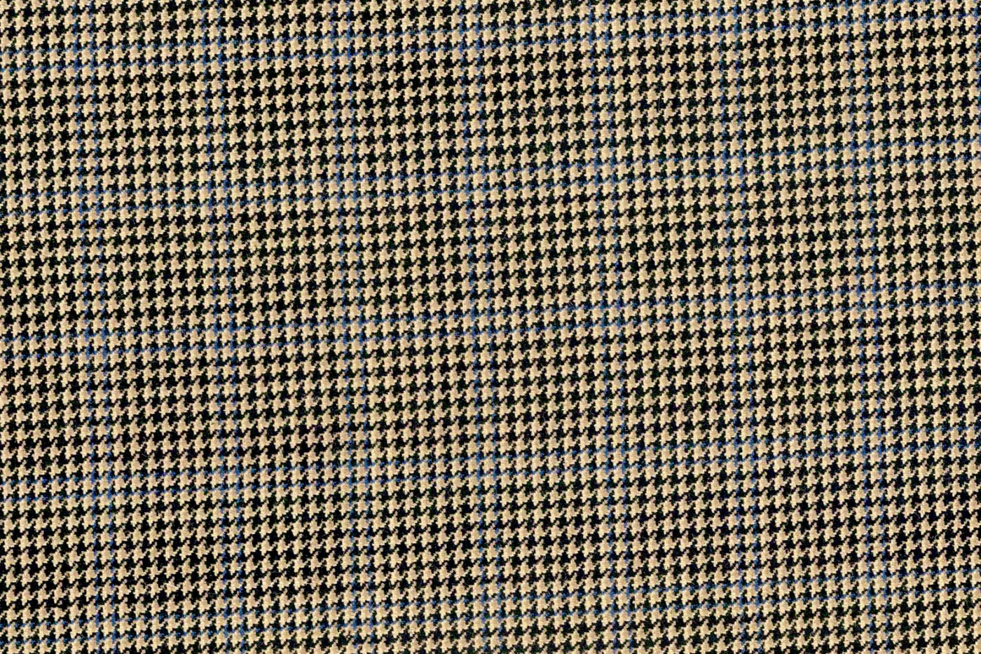 Mayfair 25668-120 BROWN W/BLUE CHECK fabric swatch