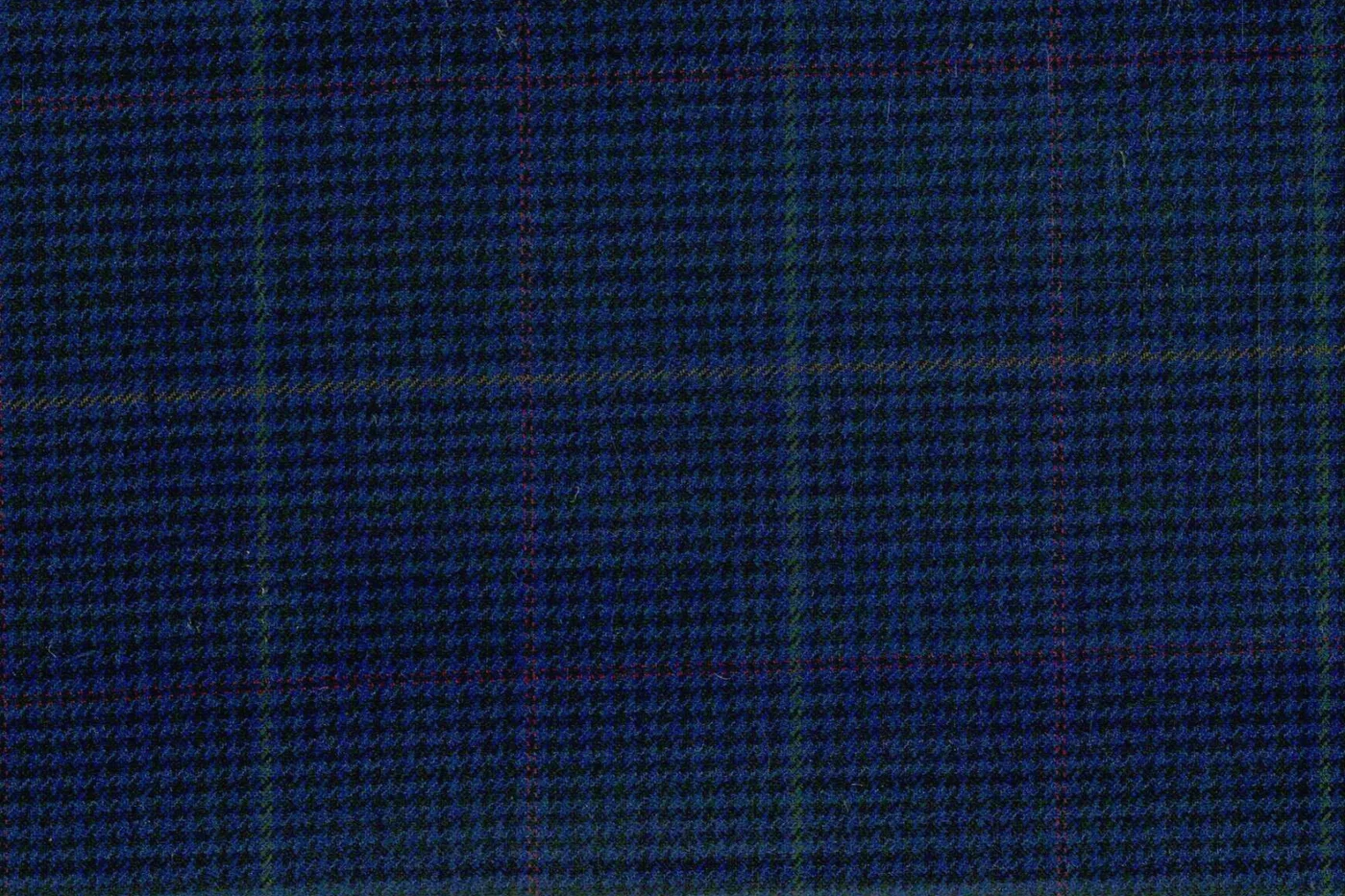 Mayfair 25674-120 BLUE W/WINE CHK fabric swatch