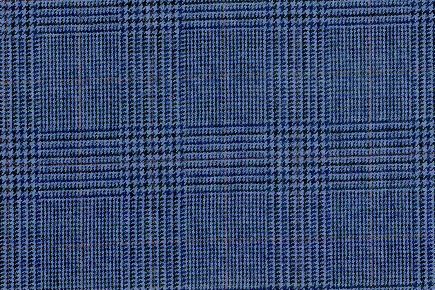 Mayfair 25679-120 BLUE W/BRONZE CHK fabric swatch