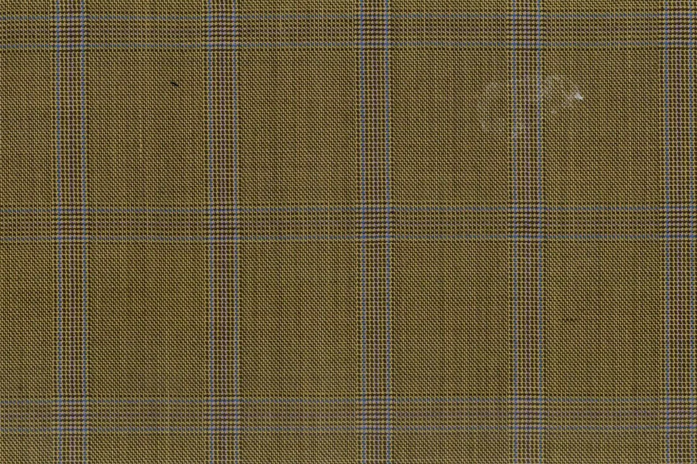 Mayfair 26192-120 TOFFEE W/BLUE CHK fabric swatch