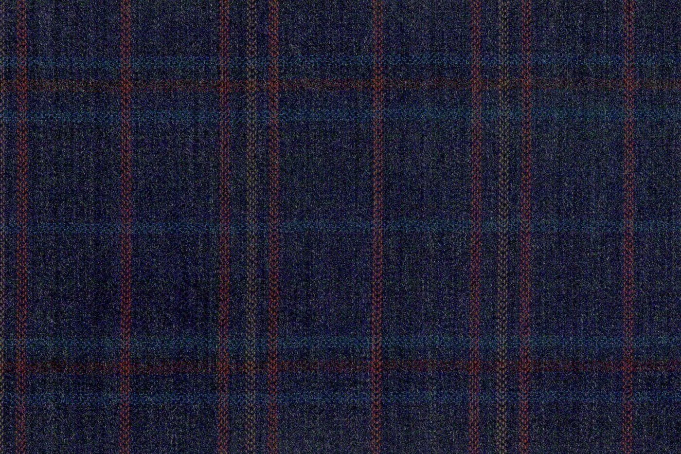 Mayfair 26748-120 ASH GREY W/BROWN CHK fabric swatch