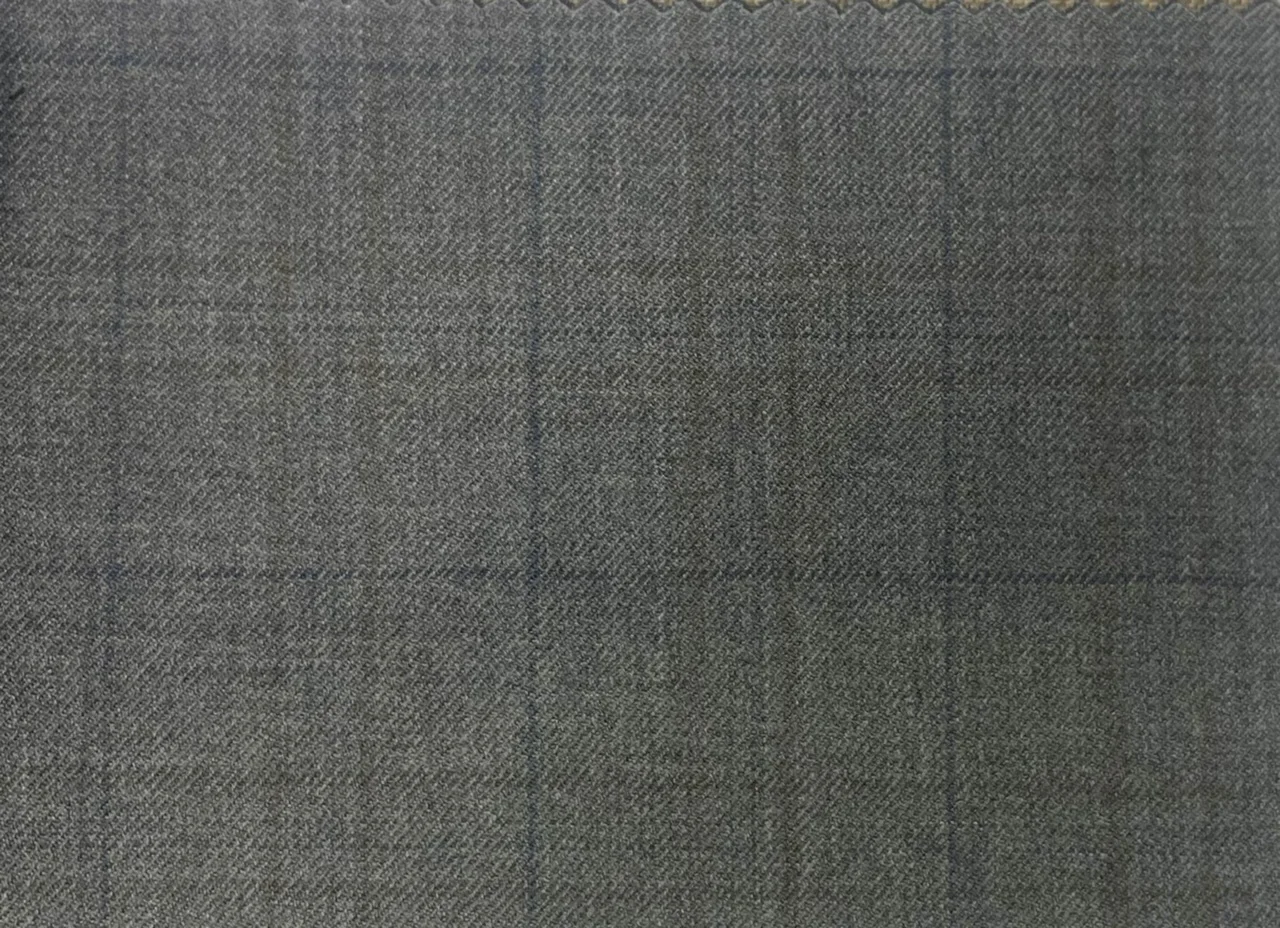 Mayfair 26751-120 CINDER GREY CHECK fabric swatch