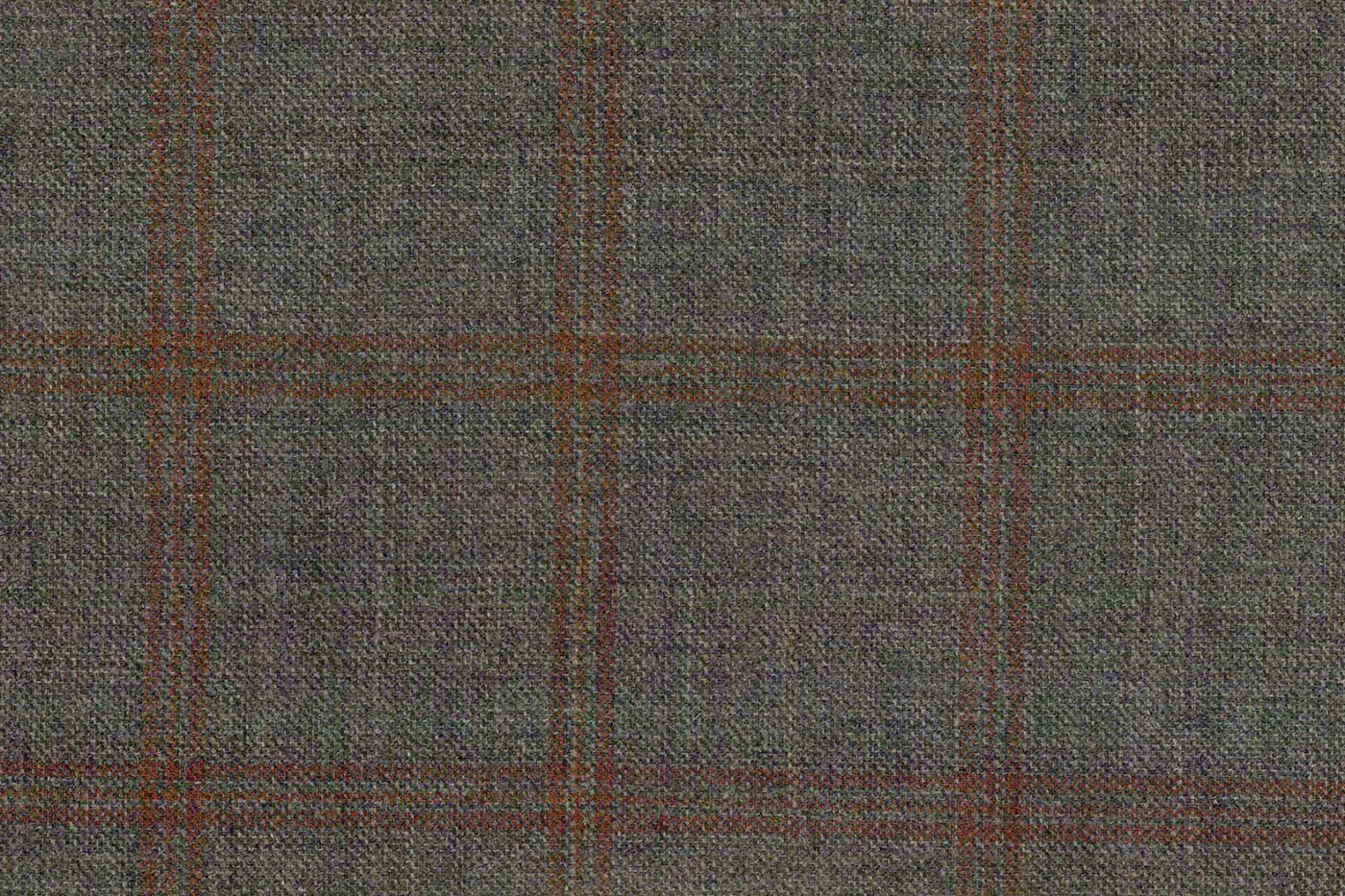 Mayfair 26755-120 BROWN W/CARAMEL CHK fabric swatch