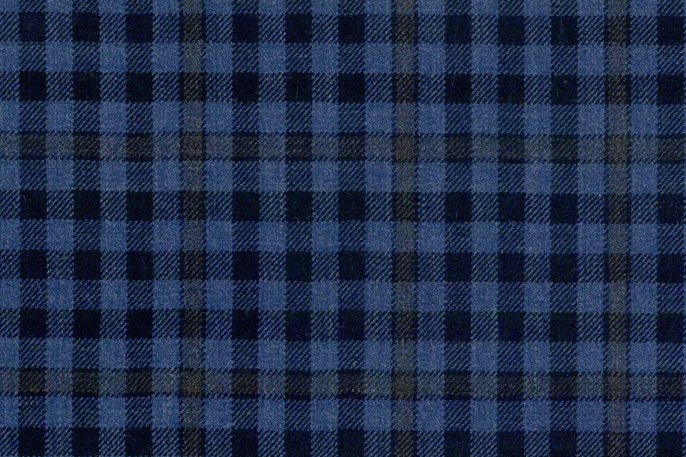 Mayfair 27199-120 BLUISH W/OLIVE CHK fabric swatch