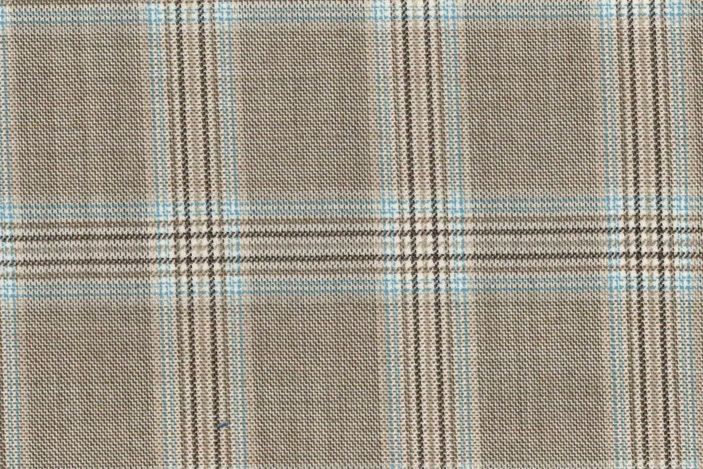 Mayfair 27206-120 BEIGE W/LT.BLUE CHK fabric swatch