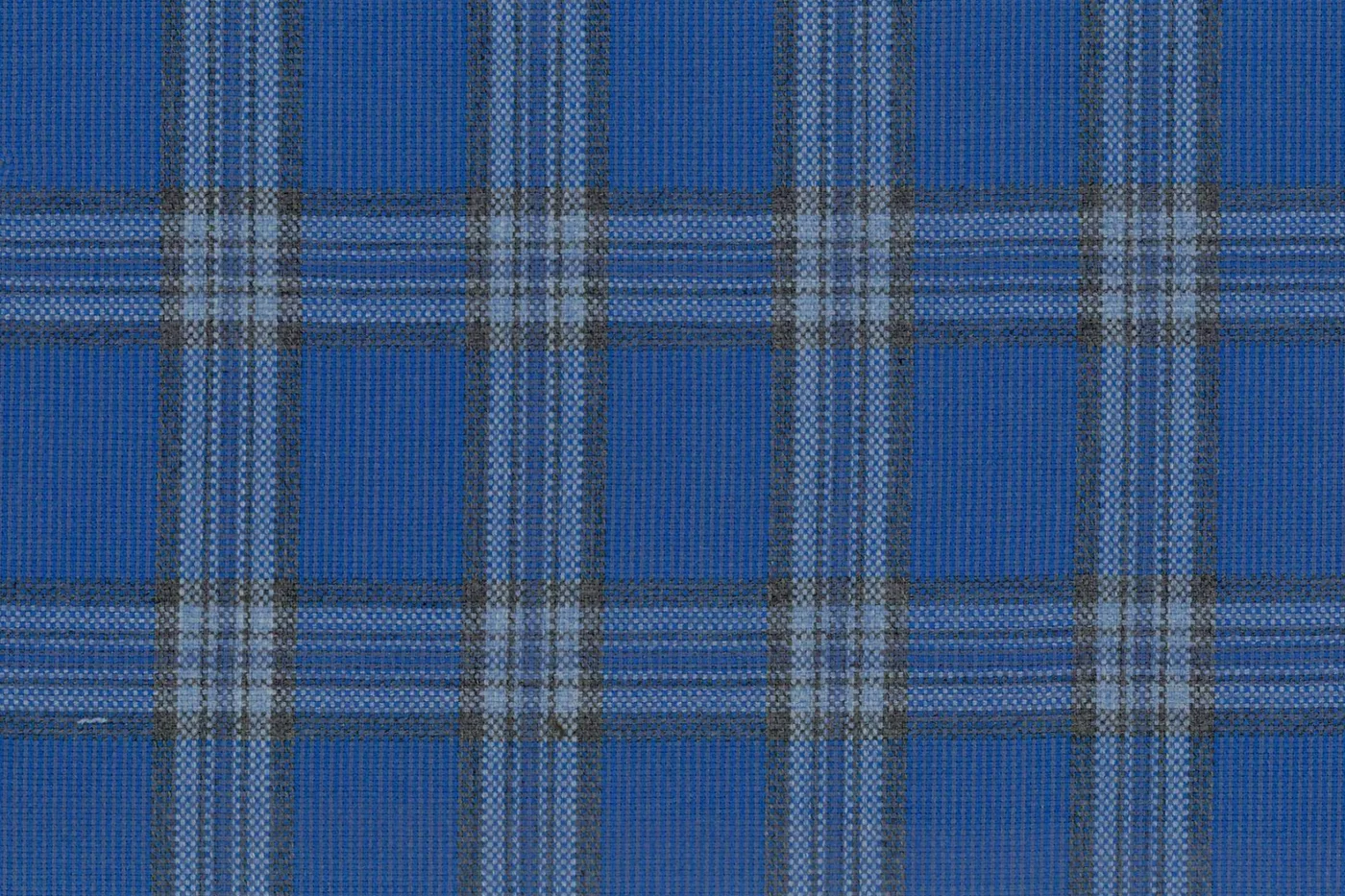 Mayfair 27539-120 BLUE W/ALMOND CHK fabric swatch