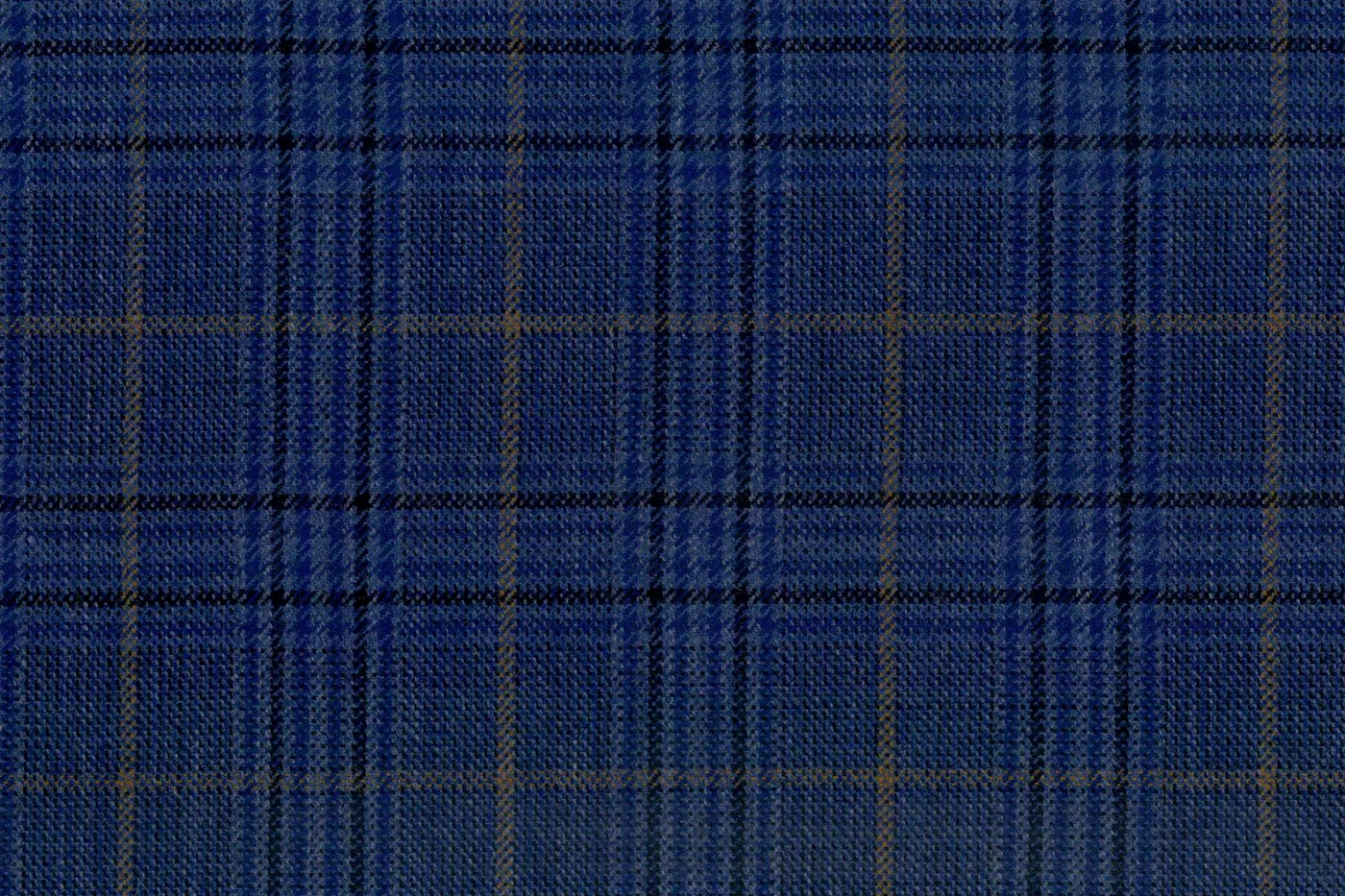 Mayfair 27544-120 M.BLUE W/HAZEL CHK fabric swatch