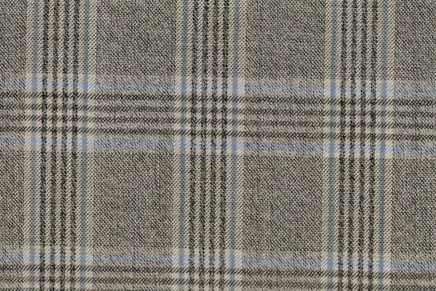 Mayfair 27548-120 LT.GREY W/BLUE CHK fabric swatch