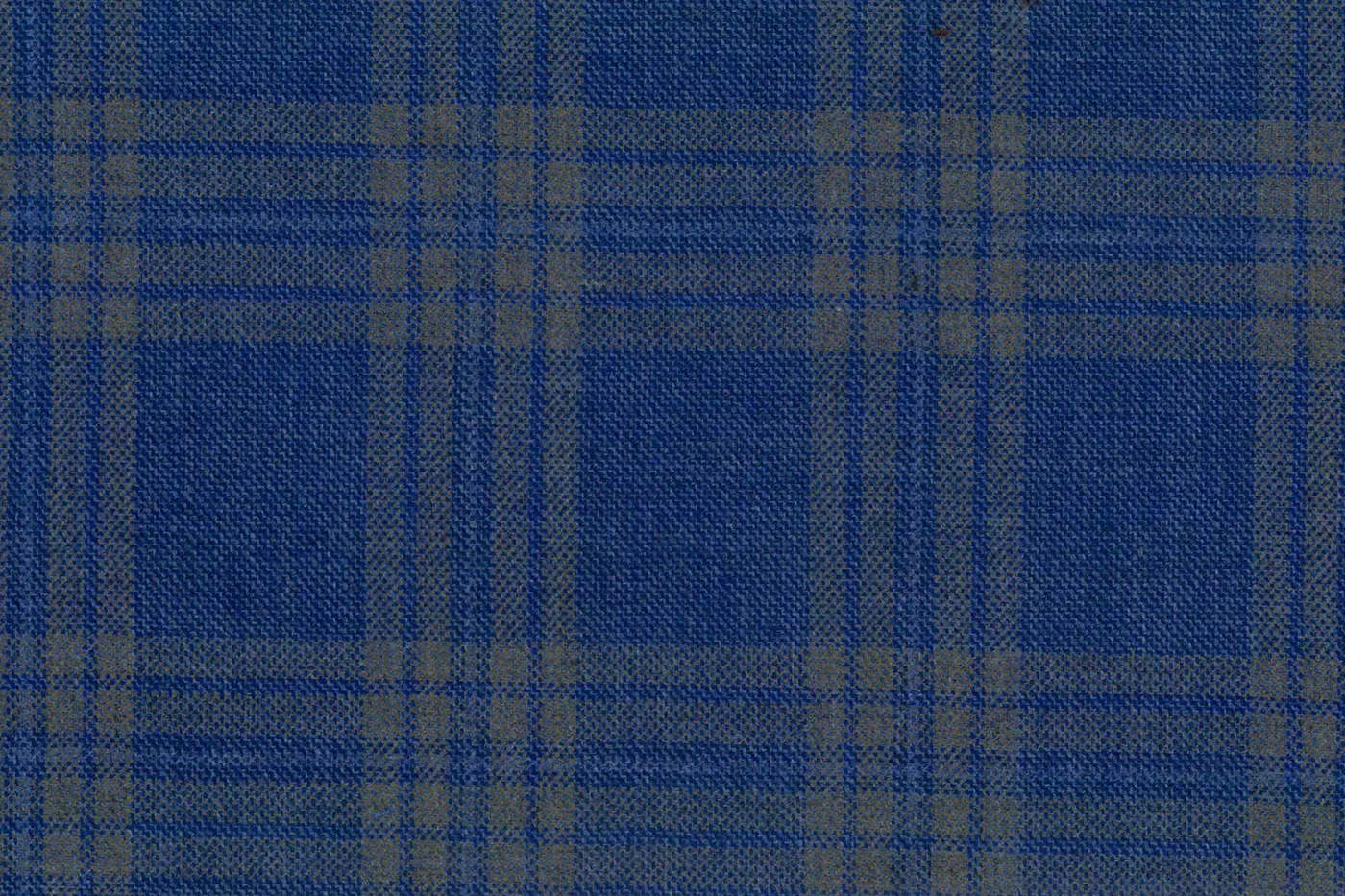 Mayfair 27566-120 M.BLUE W/TAN WP fabric swatch
