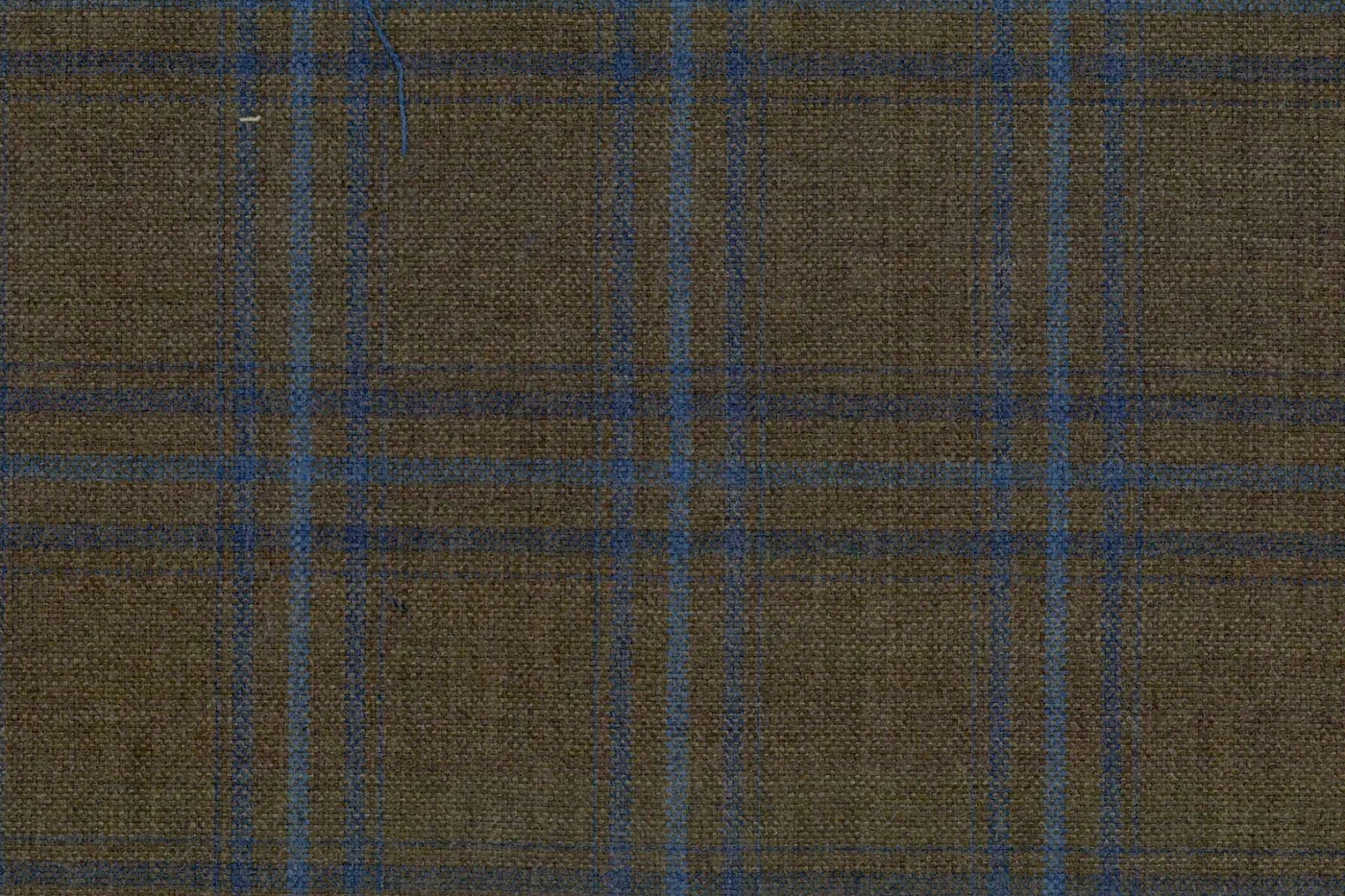 Mayfair 27568-120 KHAKI W/BLUE CHK fabric swatch
