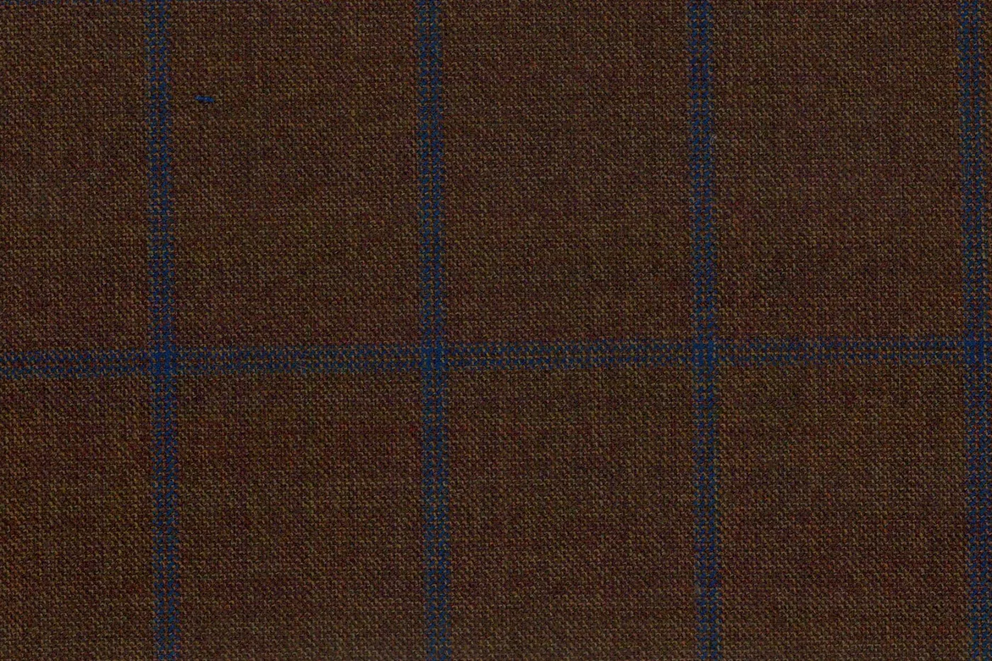 Mayfair 28071-130 BROWN W/BLUE WP fabric swatch
