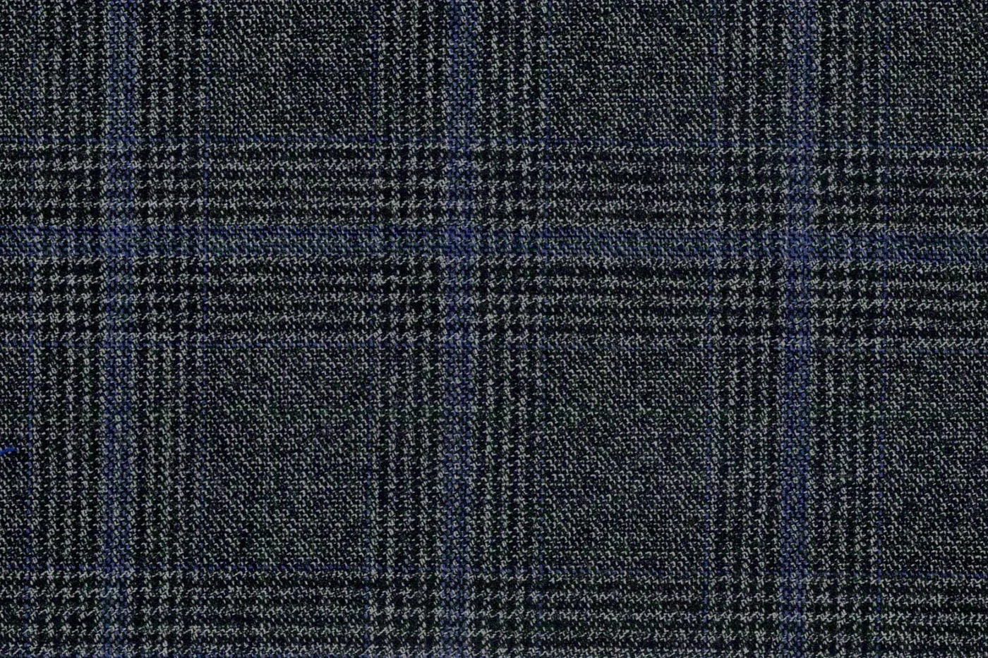 Mayfair 28305-130 MED GREY CHECK fabric swatch