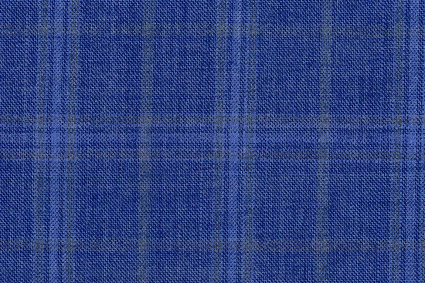 Mayfair 28308-130 MED BLUE CHECK fabric swatch