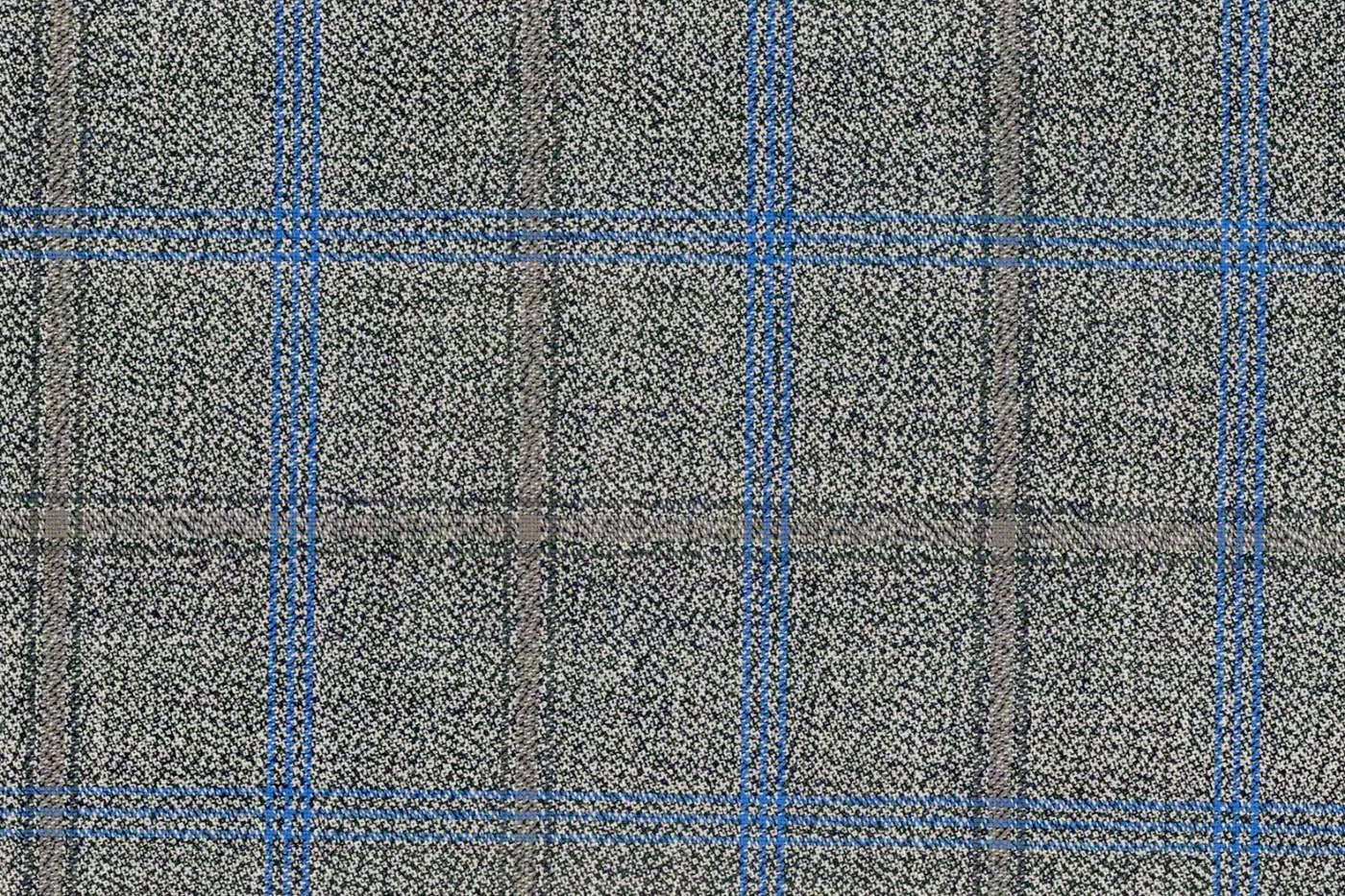 Mayfair 28332-120 GREY W/BLUE WPANE fabric swatch