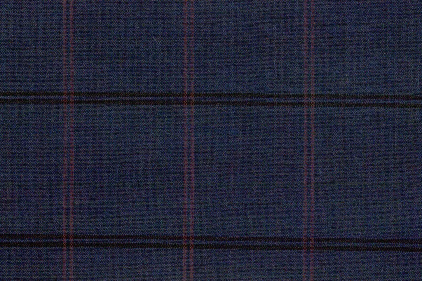 Mayfair 28336-120 BLUE GREY W/RED WPANE fabric swatch