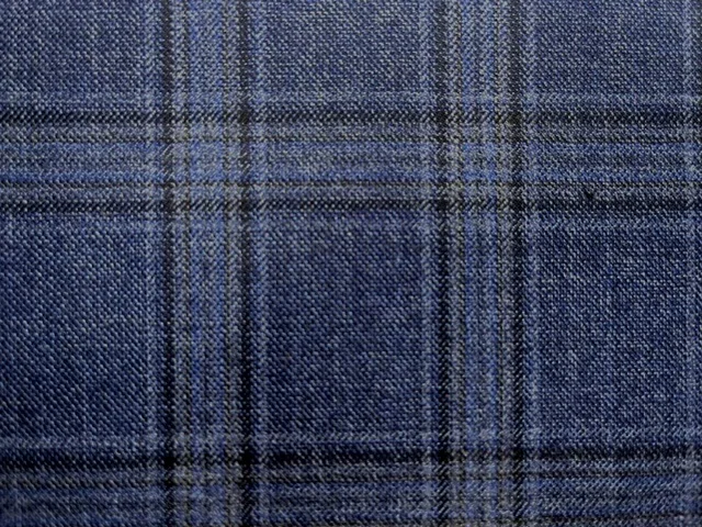 Mayfair 28780-130 MEDIUM BLUE CHECK fabric swatch