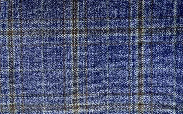 Mayfair 28781-130 BLUE FANCY CHECK fabric swatch