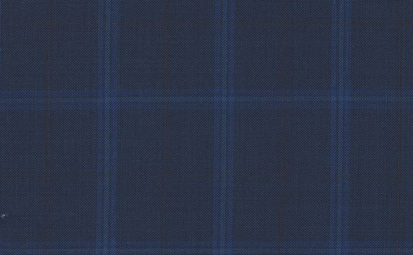Michelangelo Sports Jacketing 28824-160 NAVY BLUE WPANE fabric swatch
