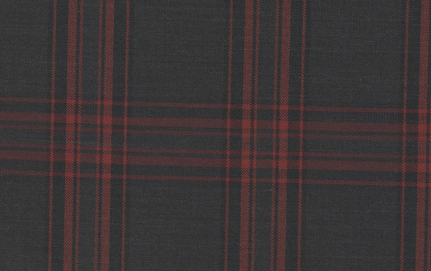 Michelangelo Sports Jacketing 28830-160 DK. GREY W/RED CHECK fabric swatch