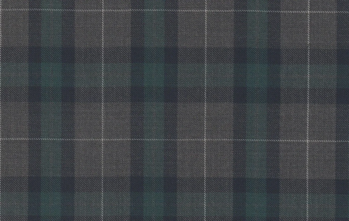 Michelangelo Sports Jacketing 28842-160 GREY W/GREEN CHECK fabric swatch