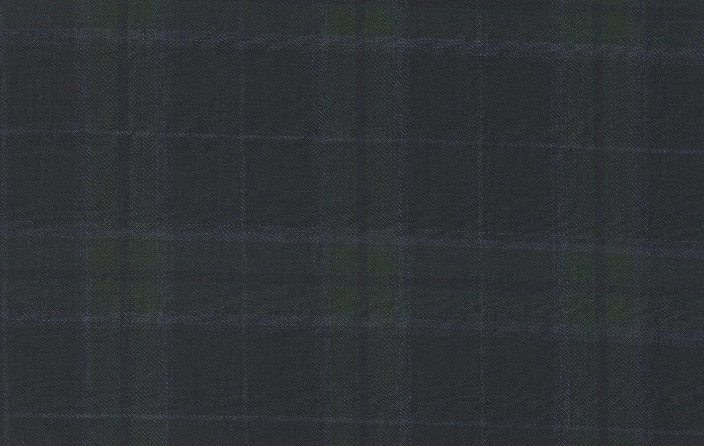 Michelangelo Sports Jacketing 28844-160 NAVY W/GREEN CHECK fabric swatch