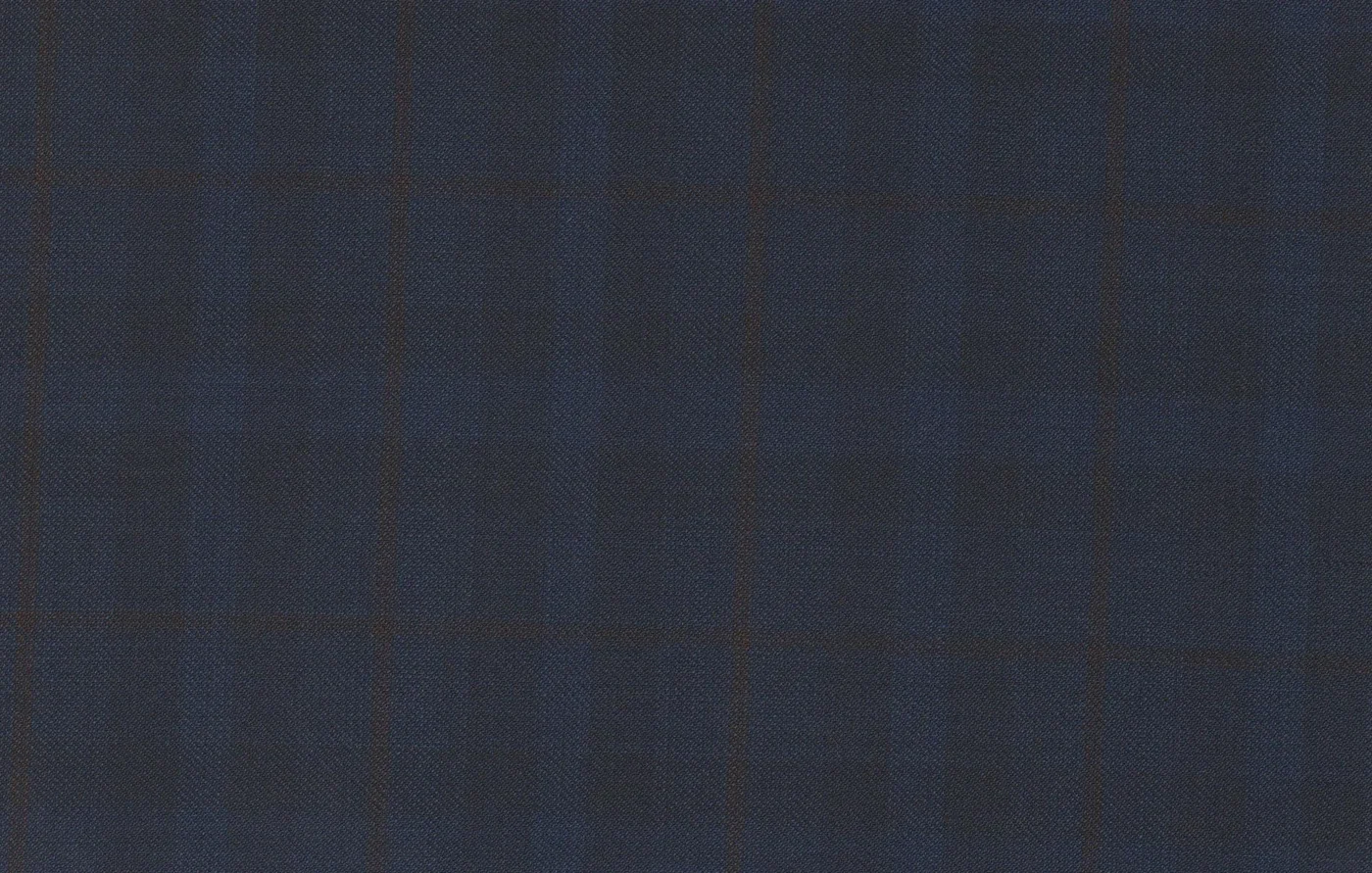 Michelangelo Sports Jacketing 28855-160 DARK NAVY CHECK fabric swatch