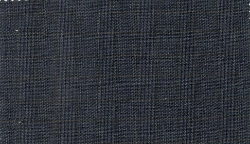 Michelangelo Stretch Wool 29852-160 Dark Grey Check fabric swatch