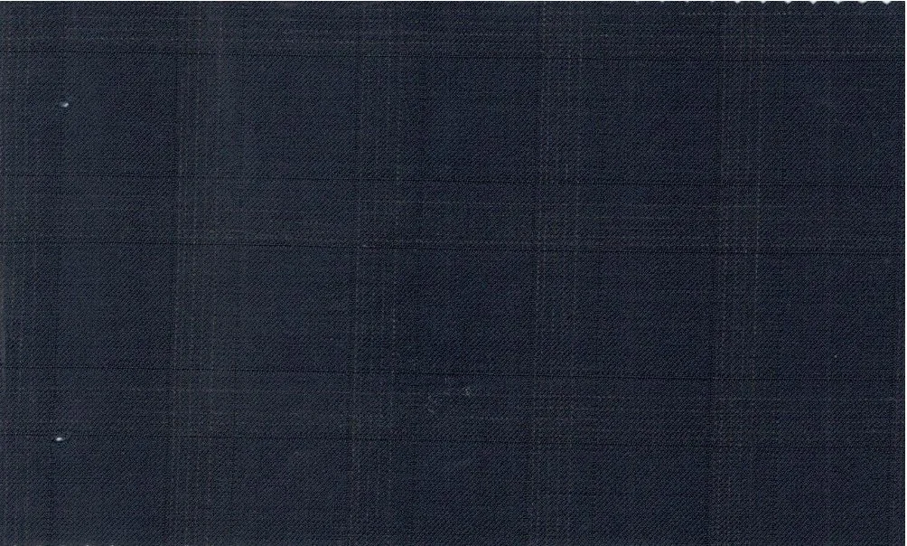 Michelangelo Stretch Wool 29860-160 Dark Blue Windowpane fabric swatch