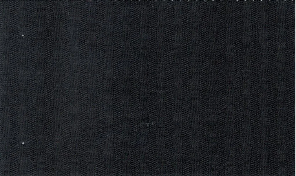Michelangelo Stretch Wool 29863-160 Black Self Stripe fabric swatch