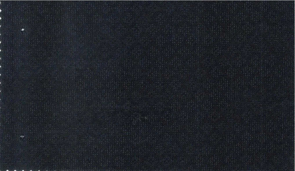 Michelangelo Stretch Wool 29866-160 Black Self fabric swatch