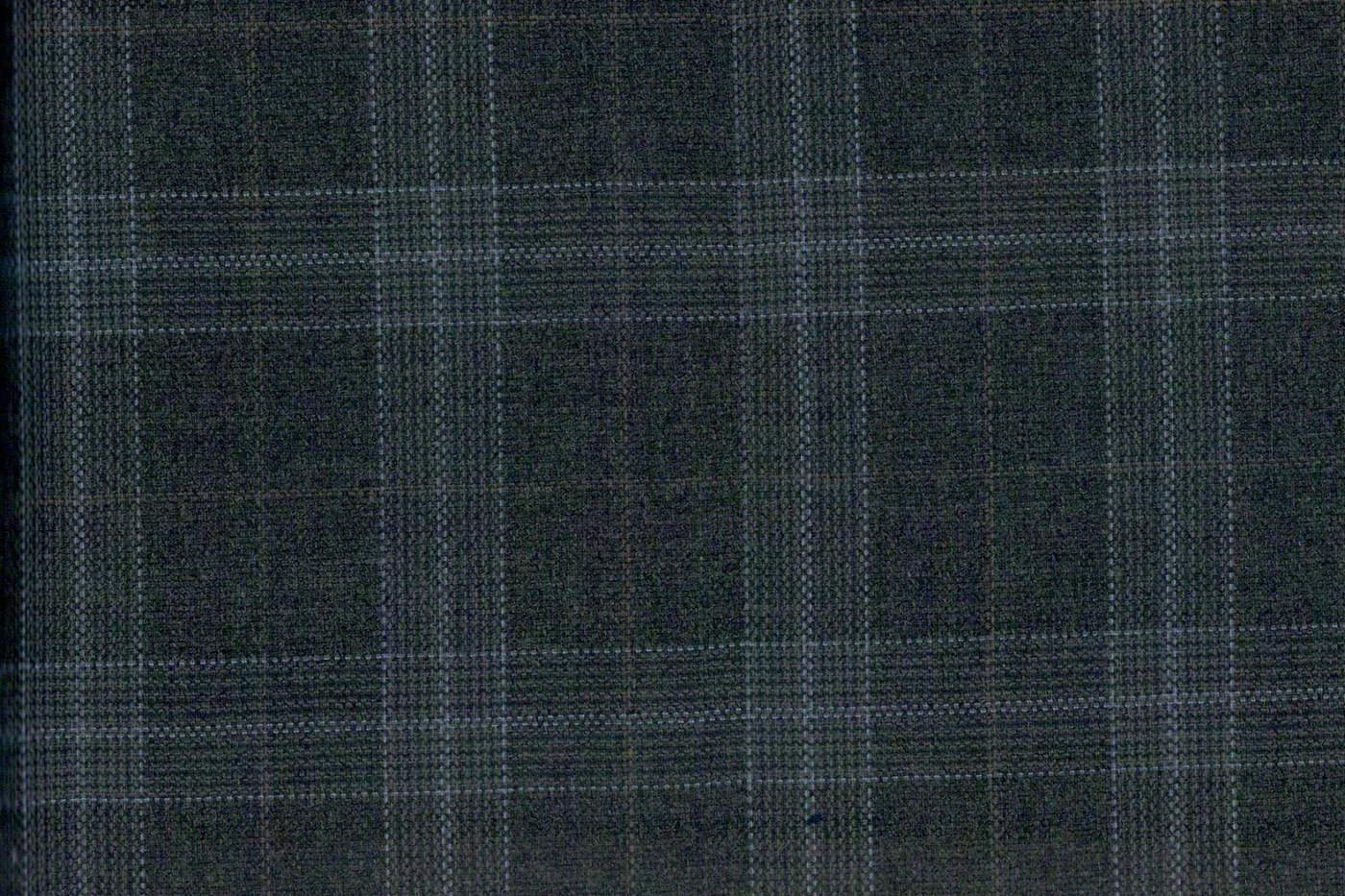 Napoli Four Seasons 27375-180 GREY W/BLUE CHECK fabric swatch
