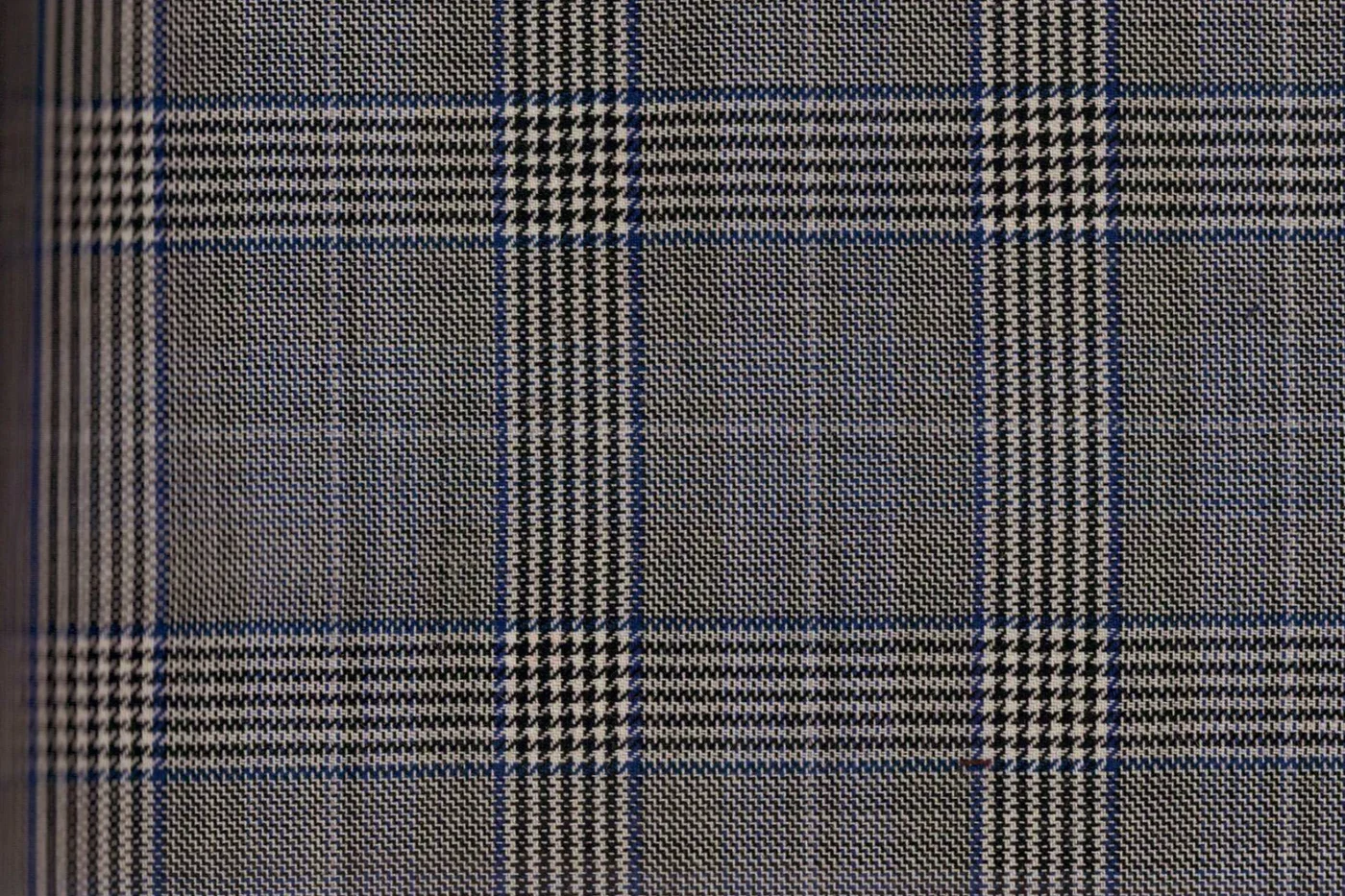 Napoli Four Seasons 27398-180 LIGHT GREY CHECK fabric swatch