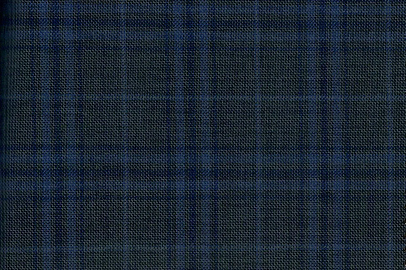 Napoli Four Seasons 27400-180 CHAR-BLUE SHADOW CHK fabric swatch