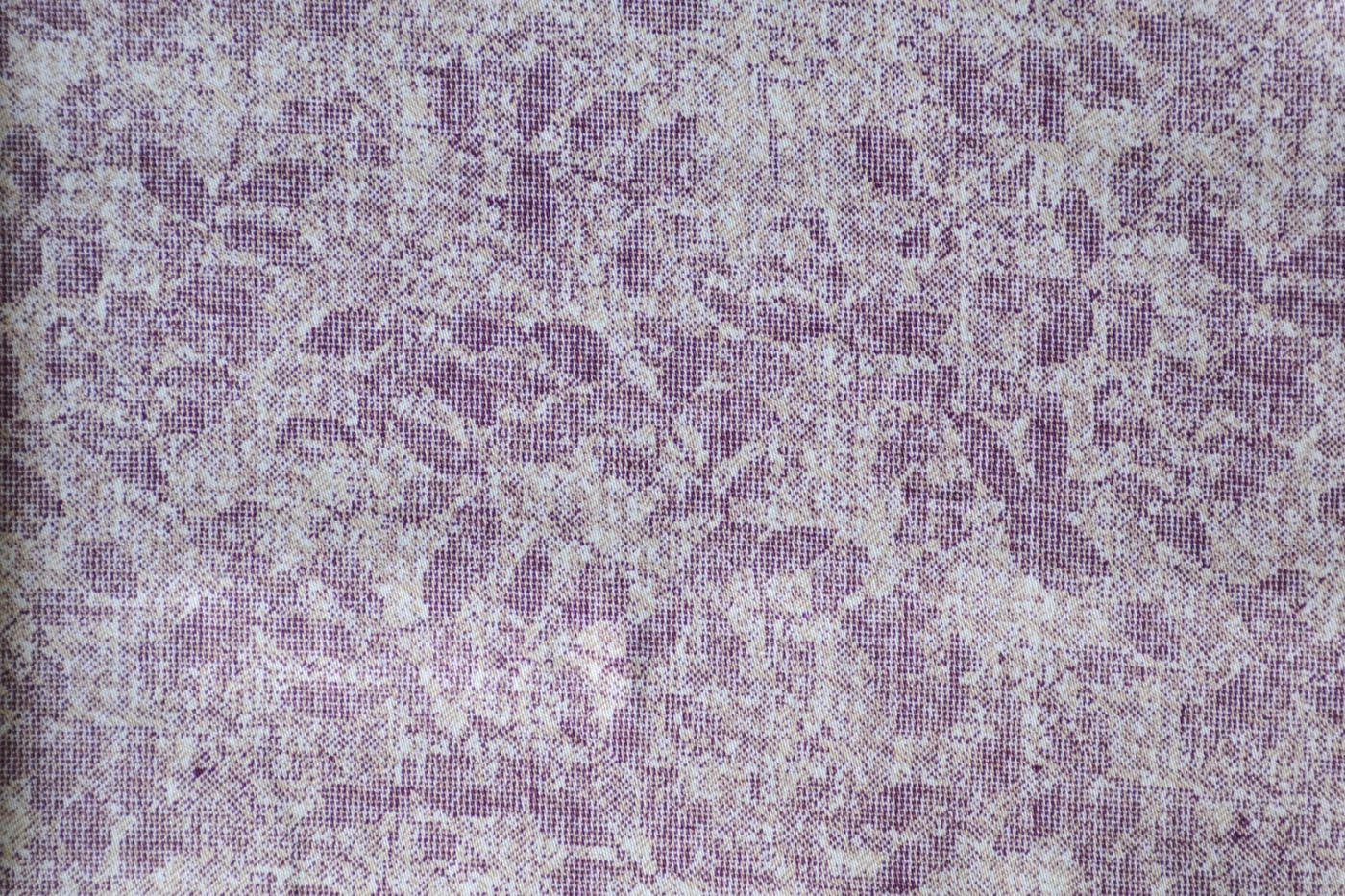 RD Shirting 28113-65 PURPLE LEAVES fabric swatch