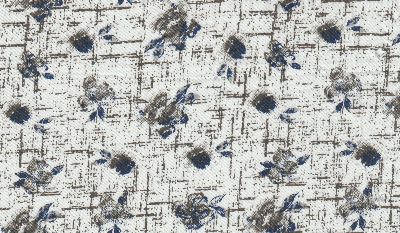 RD Shirting 28911-65 WHITE FANCY fabric swatch