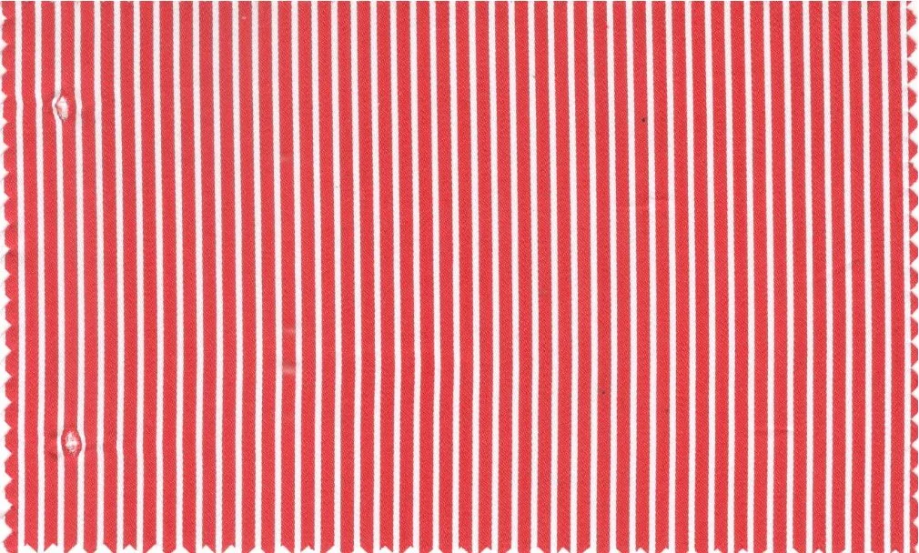 RD Shirting 29320-72 Red Stripe fabric swatch